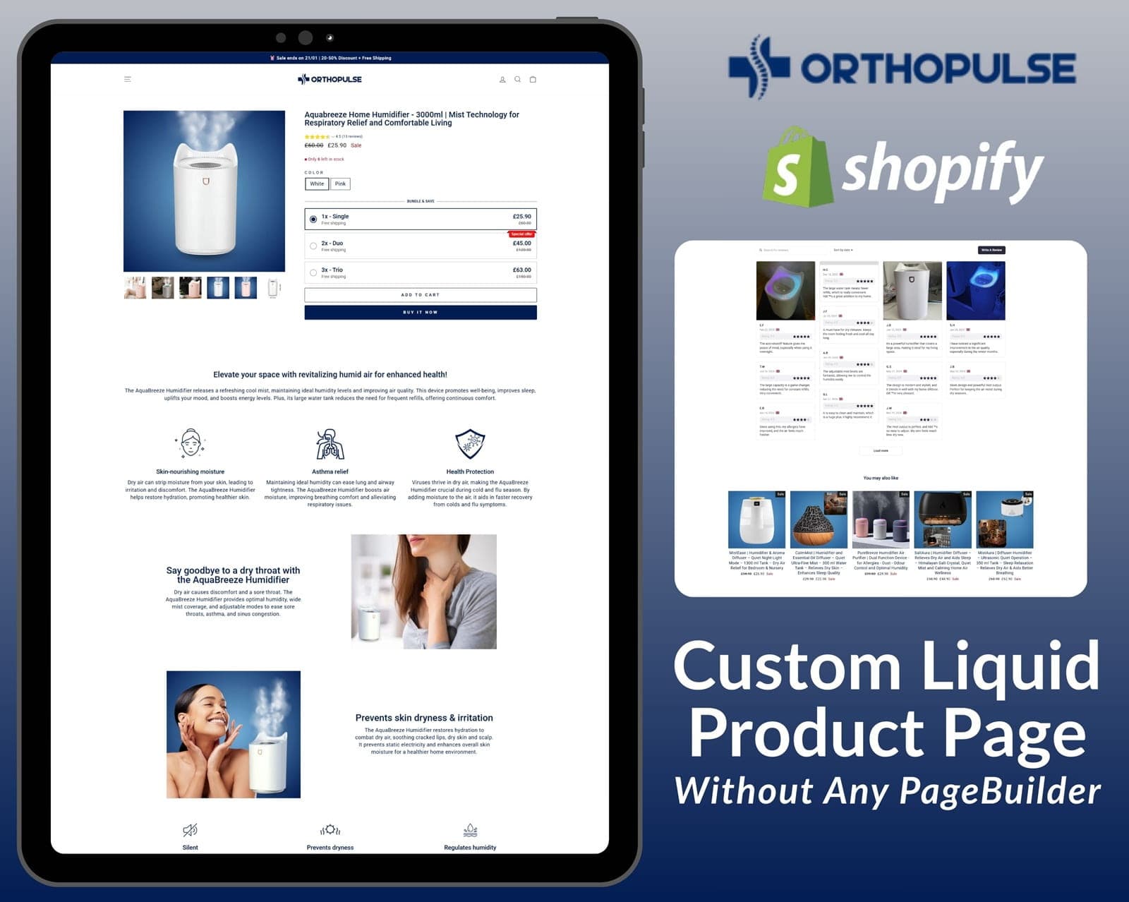 Custom Shopify Product Page | Liquid Sections (No Page Builder)