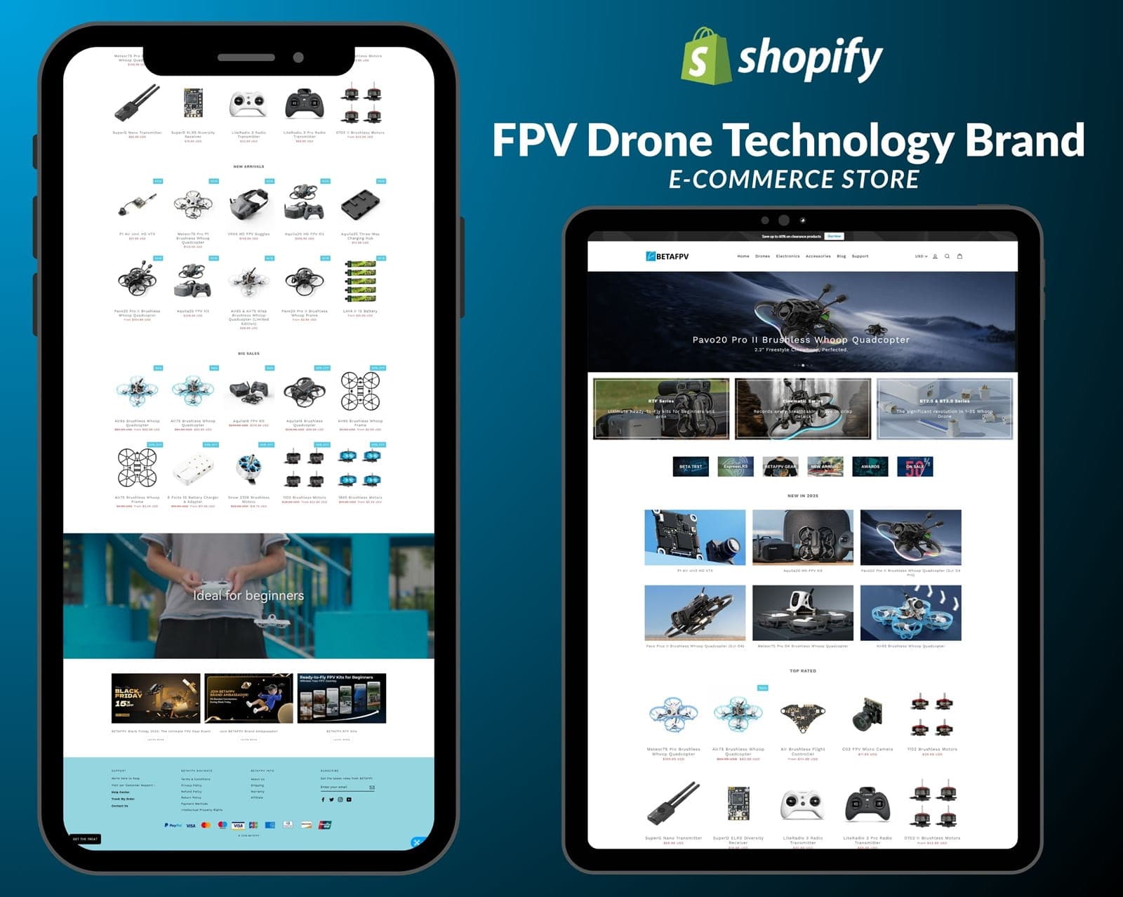 BETAFPV Drone Technology Brand Store | Shopify Impulse Theme